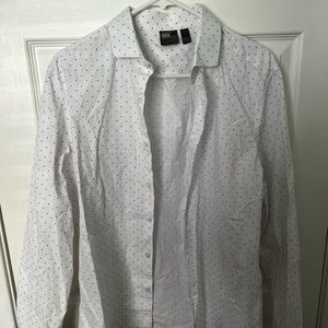 ASOS White with Red and Blue L/S Shirt